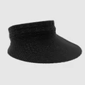 Jacaru - Jacaru 1512 Visor Roll Up - Hats (Black) Jacaru 1512 Visor Roll Up