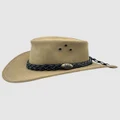 Jacaru - Jacaru 1007 Wallaroo Suede Hat - Hats (Beige) Jacaru 1007 Wallaroo Suede Hat