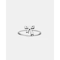 Karen Walker - Mini Bow Ring - Jewellery (Sterling Silver) Mini Bow Ring
