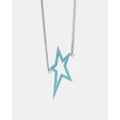 Karen Walker - Star City Enamel Necklace - Jewellery (Sterling Silver) Star City Enamel Necklace