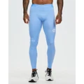 SKINS - Series 1 Long Tights - Compression Bottoms (Sky Blue) Series-1 Long Tights