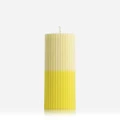XRJ Celebrations - Pillar Two Tone Lemonade Candle - Home (Yellow) Pillar Two-Tone Lemonade Candle