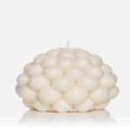 XRJ Celebrations - Bubble Ball Candle - Home (White) Bubble Ball Candle