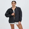 Nike - Essential Repel Woven Jacket - Coats & Jackets (Black & White) Essential Repel Woven Jacket