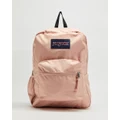 JanSport - Cross Town Backpack - Backpacks (Misty Rose) Cross Town Backpack