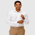 Brooksfield - Royal Oxford Business Shirt - Shirts & Polos (WHITE) Royal Oxford Business Shirt