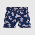 Tom & Teddy - Pineapple Boardshorts - Swimwear (Pink) Pineapple Boardshorts