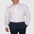 Abelard - Classic Fit Non Iron Twill Shirt - Shirts & Polos (PINK) Classic Fit Non-Iron Twill Shirt