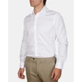 Abelard - Athletic Fit Giau Dot Shirt - Shirts & Polos (WHITE) Athletic Fit Giau Dot Shirt