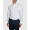 Abelard - Slim Fit 4 Way Stretch Shirt - Shirts & Polos (WHITE) Slim Fit 4-Way Stretch Shirt
