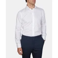 Abelard - Athletic Fit Non Iron Twill Shirt - Shirts & Polos (WHITE) Athletic Fit Non-Iron Twill Shirt