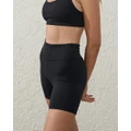 Cotton On Body - Active Core Bike Shorts - 1/2 Tights (Black) Active Core Bike Shorts