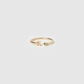 Arms Of Eve - Initial Ring R - Jewellery (Gold) Initial Ring - R
