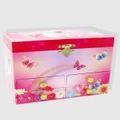 Pink Poppy - Unicorn Butterfly Medium Musical Jewellery Box - All toys (Pink) Unicorn Butterfly Medium Musical Jewellery Box