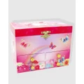 Pink Poppy - Unicorn Butterfly Medium Musical Jewellery Box - All toys (Pink) Unicorn Butterfly Medium Musical Jewellery Box