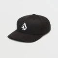 Volcom - Full Stone Flexfit Cap - Headwear (Black) Full Stone Flexfit Cap