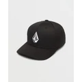 Volcom - Full Stone Flexfit Cap - Headwear (Black) Full Stone Flexfit Cap