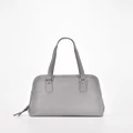 Cobb & Co - Cremorne RFID Protective Leather Business Bag - Bags (Grey) Cremorne RFID Protective Leather Business Bag