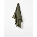 Linen House - Eden Towel - Bathroom (Moss) Eden Towel