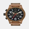 Nixon - 51 30 Chrono Watch - Watches (Bronze & Black) 51-30 Chrono Watch