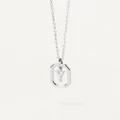 PDPAOLA - Mini Letter Y Silver Necklace - Jewellery (Silver) Mini Letter Y Silver Necklace