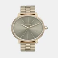 Nixon - Kensington Watch - Watches (Light Gold & Vintage White) Kensington Watch