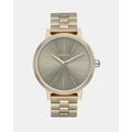 Nixon - Kensington Watch - Watches (Light Gold & Vintage White) Kensington Watch