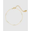 Georgini - Snow Drop Gold Bracelet - Jewellery (Gold) Snow Drop Gold Bracelet