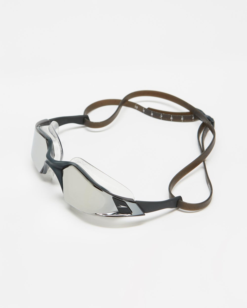 Speedo - Aquapulse Pro Mirror Swim Goggles Unisex - Goggles (Oxide Grey, Silver & Chrome) Aquapulse Pro Mirror Swim Goggles Unisex