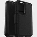 Otterbox - Galaxy S23 Strada Phone Case - Tech Accessories (Black) Galaxy S23 Strada Phone Case