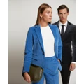 Oxford - Lola Corduroy Jacket - Blazers (Blue Medium) Lola Corduroy Jacket