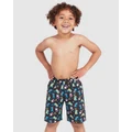 Zoggs - Watershorts Kids - Swimwear (Rock Star Print) Watershorts - Kids