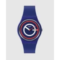 Swatch - Swatch Blue To Basics - Watches (Blue) Swatch Blue To Basics