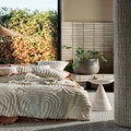 Linen House - Farrah Quilt Cover Set - Home (Vanilla) Farrah Quilt Cover Set