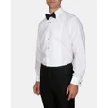 Abelard - Slim Fit Marcella Stud Front Dinner Shirt - Shirts & Polos (WHITE) Slim Fit Marcella Stud Front Dinner Shirt