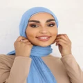 Mod Squad - Rayon Drape Hijab - Headwear (Sky) Rayon Drape Hijab