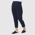 Ripe Maternity - Alexa Classic Crop Pants - Pants (BlackNavy) Alexa Classic Crop Pants
