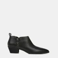Vionic - Cecily Ankle Boot - Boots (Black Leather) Cecily Ankle Boot
