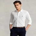 Polo Ralph Lauren - Featherweight Mesh Shirt - Shirts & Polos (White) Featherweight Mesh Shirt