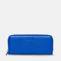Florence - Mimi Blue Leather Wallet - Wallets (Blue) Mimi Blue Leather Wallet