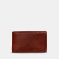 Republic of Florence - Rossini Brown Slim Bi fold Leather Wallet - Wallets (Brown) Rossini Brown Slim Bi-fold Leather Wallet