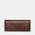 Florence - Carmen Chocolate Leather Wallet - Wallets (Chocolate) Carmen Chocolate Leather Wallet