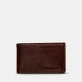 Republic of Florence - Rossini Chocolate Slim Bi fold Leather Wallet - Wallets (Chocolate) Rossini Chocolate Slim Bi-fold Leather Wallet