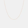 Michael Hill - 45cm (17") Solid Cable Chain In 10kt Rose Gold - Jewellery (Rose) 45cm (17") Solid Cable Chain In 10kt Rose Gold