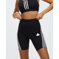 adidas Sportswear - Future Icons 3 Stripe Bike Shorts - Shorts (Black) Future Icons 3-Stripe Bike Shorts