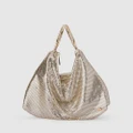 Olga Berg - SHAR Mesh Convertible Bag - Clutches (Gold) SHAR Mesh Convertible Bag