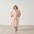 Linen House - Plush Robe - Bathroom (Pink) Plush Robe