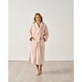 Linen House - Plush Robe - Bathroom (Pink) Plush Robe