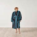 Linen House - Ocean City Plush Robe - Bathroom (Ocean) Ocean City Plush Robe