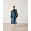 Linen House - Ocean City Plush Robe - Bathroom (Ocean) Ocean City Plush Robe